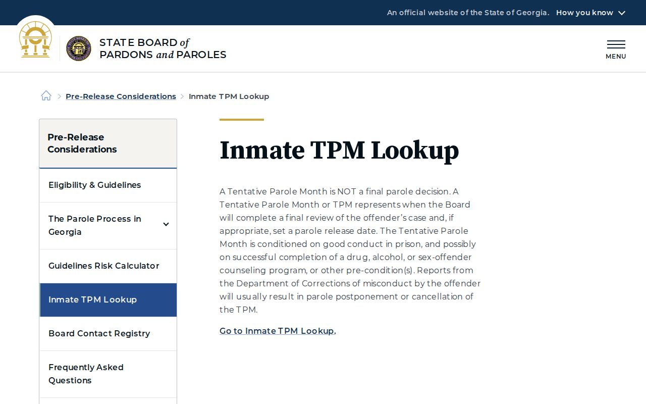 McIntosh County projected release date TPM explanation